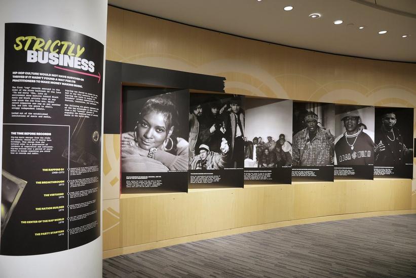 Grammy Museum Hip-Hop America exhibit takeaways business